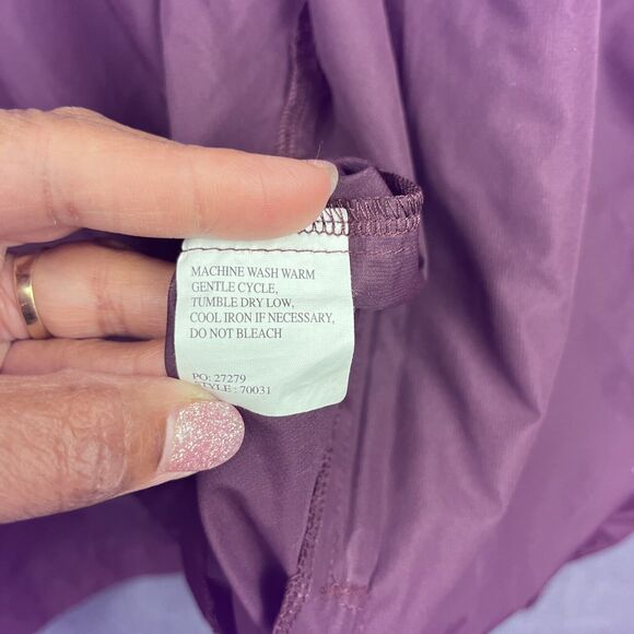 Bubba Gump Windbreaker Jacket Men's XXL Maroon Hooded Shrimp Co Forrest Gump - Picture 7 of 11